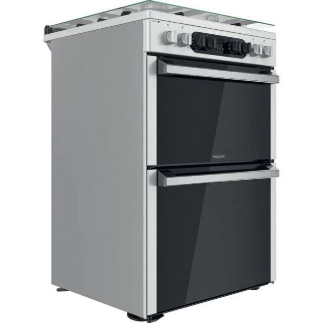 Hotpoint HDM67G8C2CXUK 60cm Dual Fuel Cooker - Silver