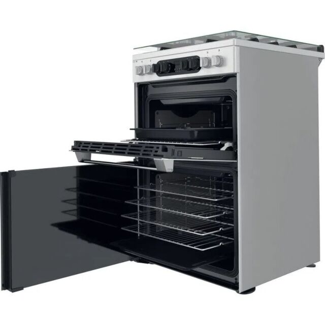 Hotpoint HDM67G8C2CXUK 60cm Dual Fuel Cooker - Silver