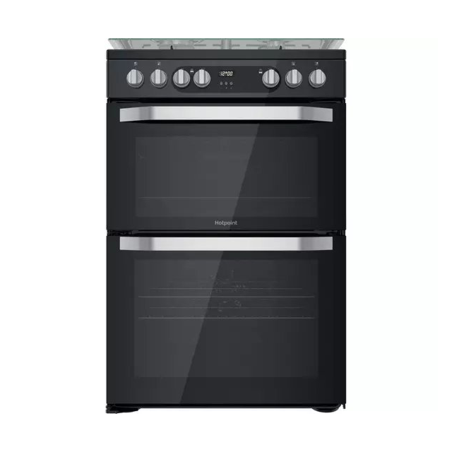 Hotpoint HDM67G9C2CB 60 cm Dual Fuel Cooker - Black
