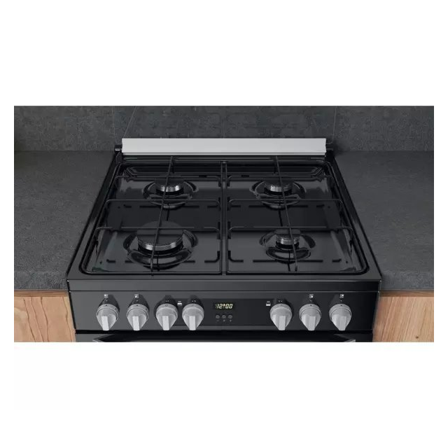 Hotpoint HDM67G9C2CB 60 cm Dual Fuel Cooker - Black