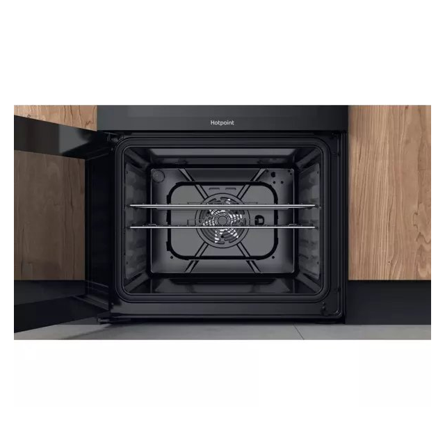 Hotpoint HDM67G9C2CB 60 cm Dual Fuel Cooker - Black