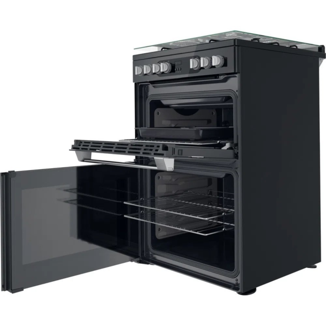 Hotpoint HDM67G9C2CSB Double Dual Fuel Cooker