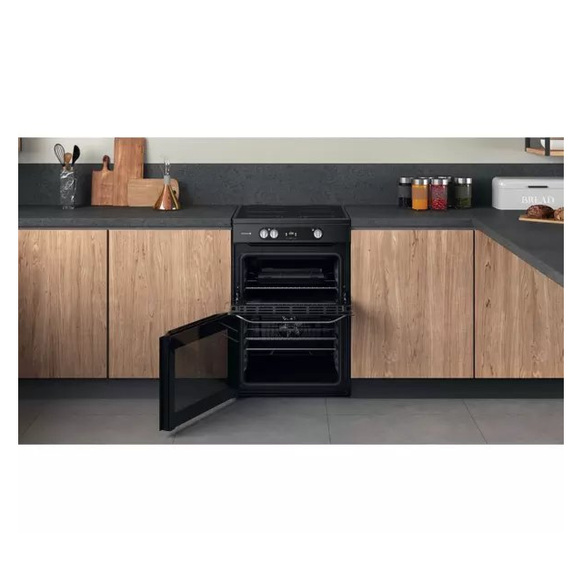Hotpoint HDM67I9H2CB 60cm Induction Electric Cooker - Black