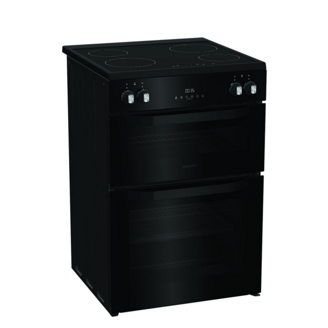 Hotpoint HDME6VDC2AB 60cm Double Oven Electric Cooker