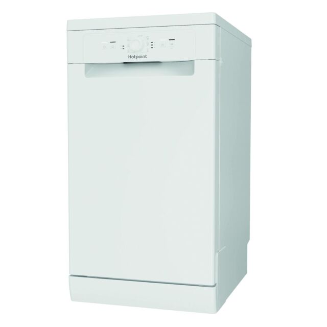 Hotpoint HF9E1B19UK Freestanding Slimline Dishwasher White