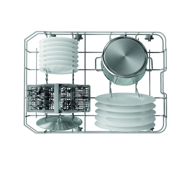 Hotpoint HF9E1B19UK Freestanding Slimline Dishwasher White