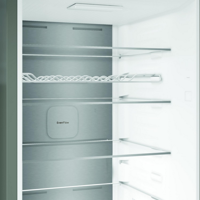 Hotpoint HPK26413XR6UKE 59.5cm 70/30 Fridge Freezer Black Steel
