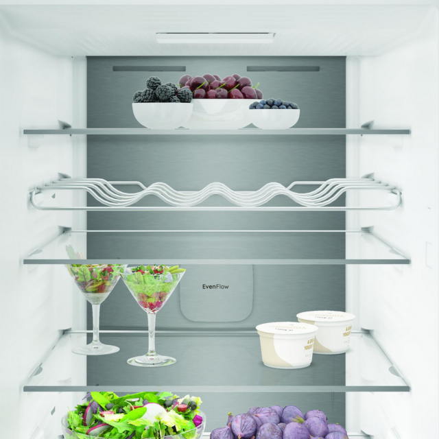 Hotpoint HPK26413XR6UKE 59.5cm 70/30 Fridge Freezer Black Steel