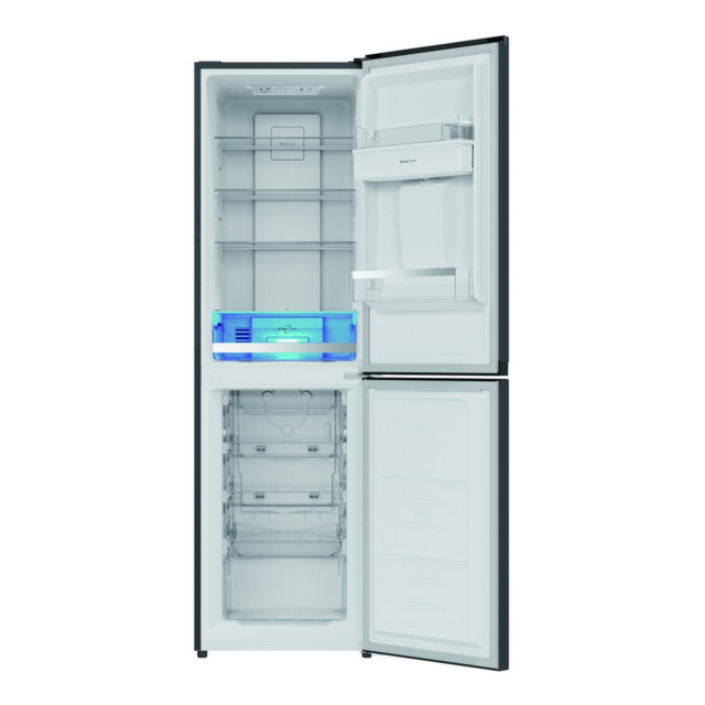 Hotpoint HPKF3241WXR4UK 54.5cm 50/50 Fridge Freezer Black Steel