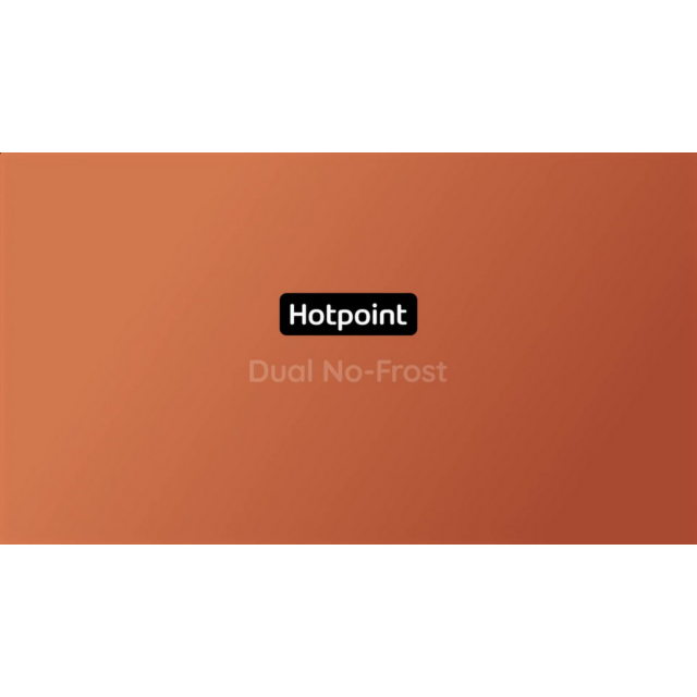 Hotpoint Dual No Frost Fridge Freezer 66.1cm Inox