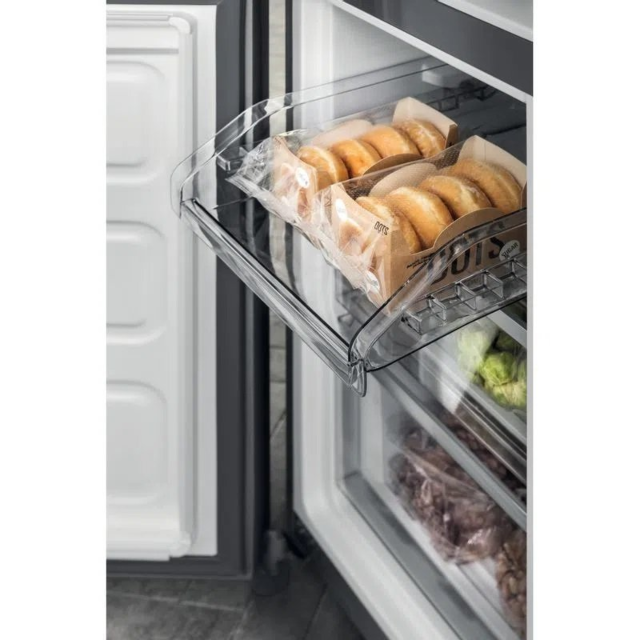 Hotpoint HQ9B1L1 90.8cm 60/40 Frost Free American Style Fridge Freezer - Inox