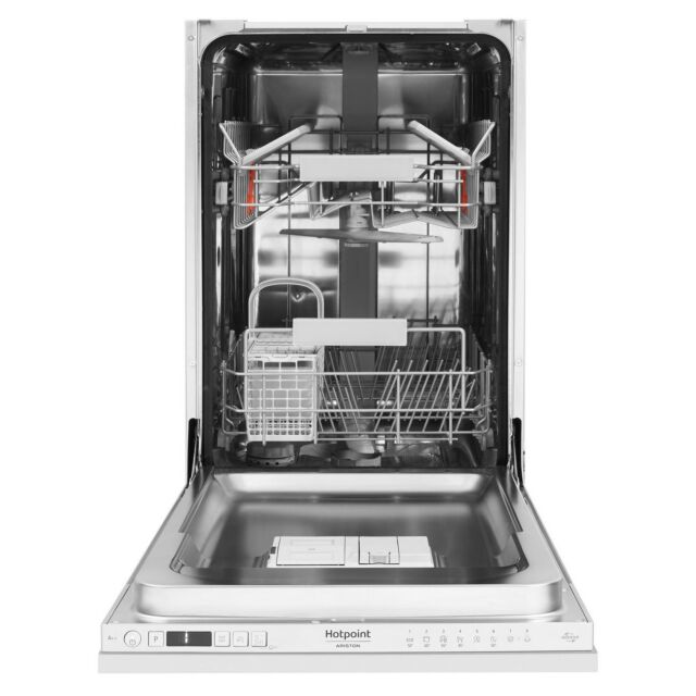 Hotpoint HSICIH4798BI Integrated Slimline Dishwasher - Stainless Steel 
