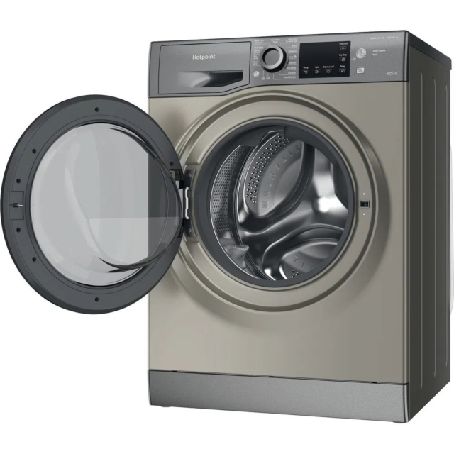 Hotpoint NDB8635GK 8kg/6kg 1400 Spin Washer Dryer - Graphite