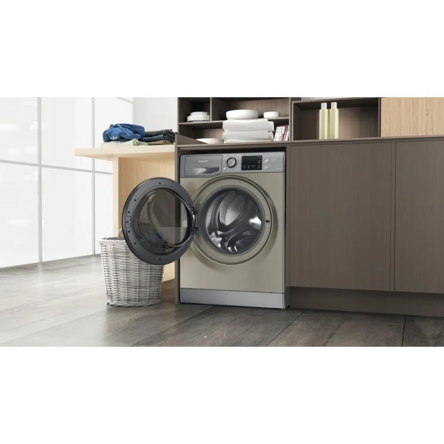 Hotpoint NDB8635GK 8kg/6kg 1400 Spin Washer Dryer - Graphite