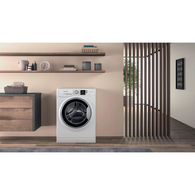 Hotpoint NSWE845CWSUKN 8Kg 1400 Spin Washing Machine - White