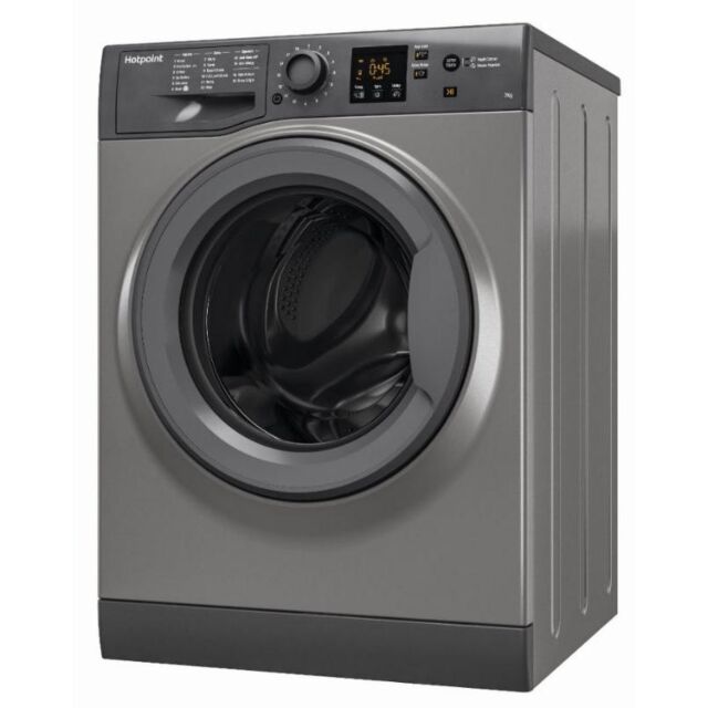 Hotpoint NSWF743UGG Washing Machine 7 Kg 1400 Spin In Graphite