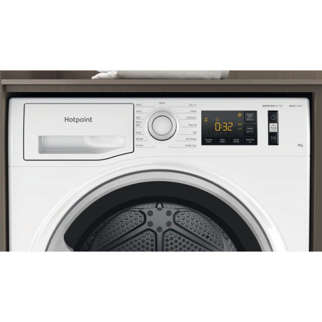 Hotpoint NTSM1192SKUK 9Kg Heat Pump Tumble Dryer - White