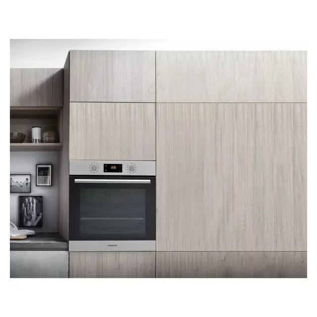 Hotpoint SA2840PIX 59.5cm Built In Electric Single Pyrolytic Oven - Stainless Steel