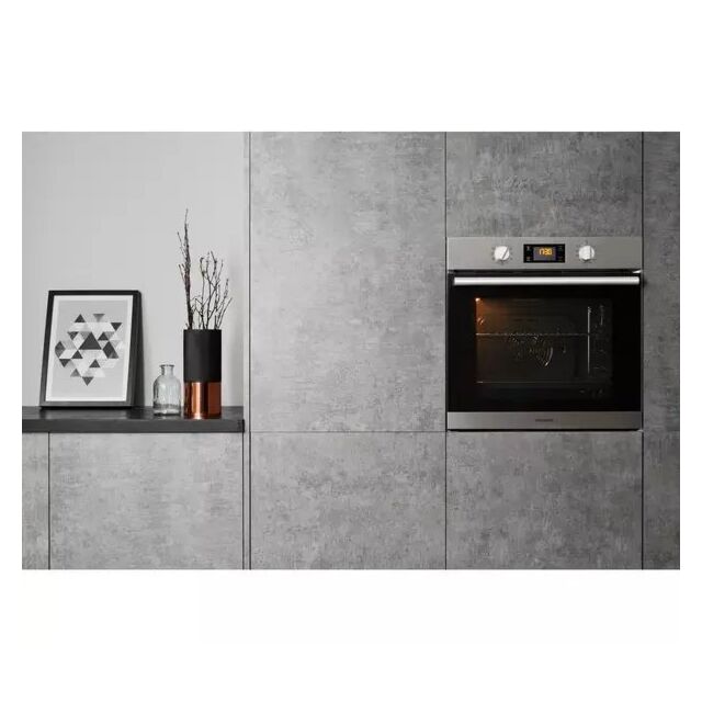 Hotpoint SA2840PIX 59.5cm Built In Electric Single Pyrolytic Oven - Stainless Steel