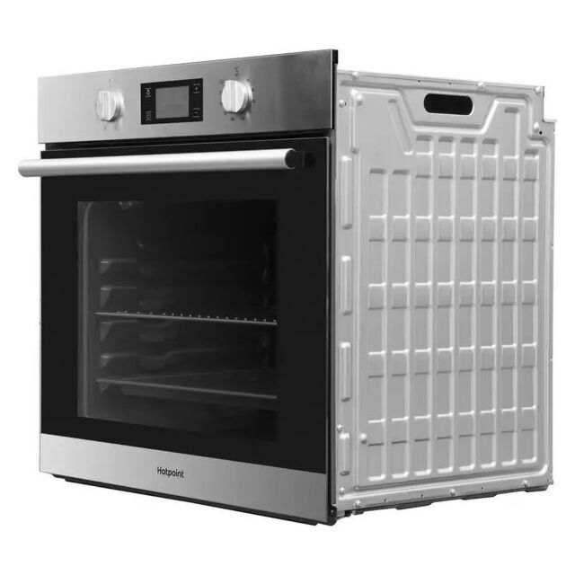 Hotpoint SA2840PIX 59.5cm Built In Electric Single Pyrolytic Oven - Stainless Steel