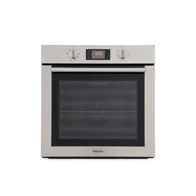 Hotpoint SA4544HIX 7 Function 71Ltr Single Electronic Oven. Multiflow Technology , Hydro , 2 Control