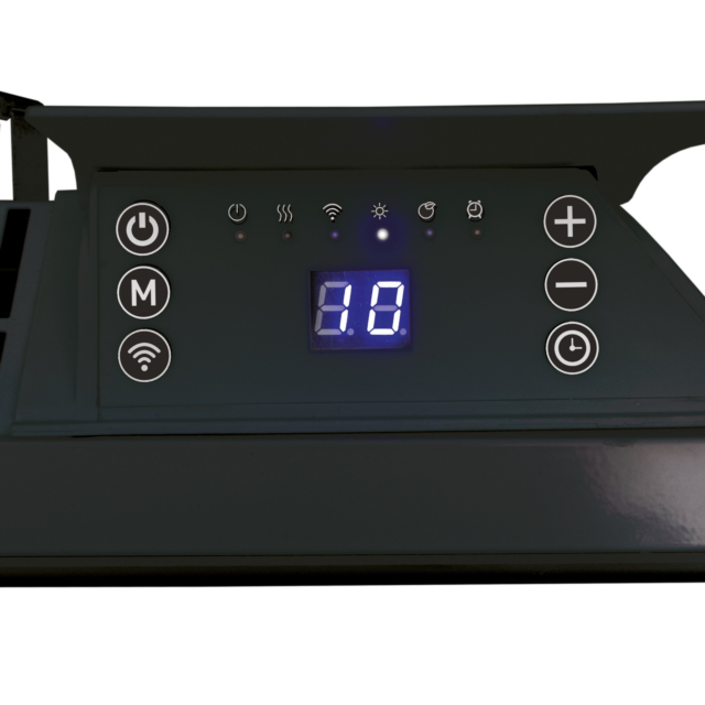 Igenix IG9521BLWIFI Glass Panel Heater - Black