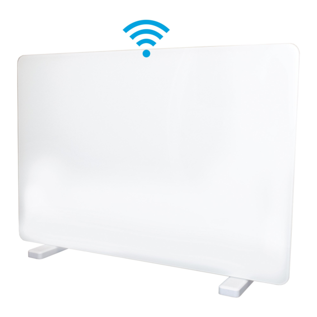 Igenix IG9521WIFI Glass Panel Heater - White