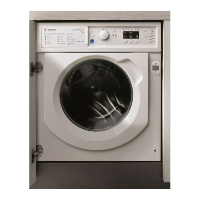 Indesit BIWMIL91484 Washing Machine Built In 9Kg 1400 Spin