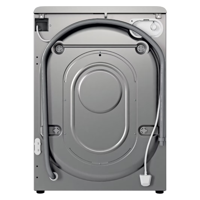 Indesit BWE71496XSVUK A Energy, 7KG, 1400RPM, Black, Big Digit, Push & Go with Steam, Water Balance,