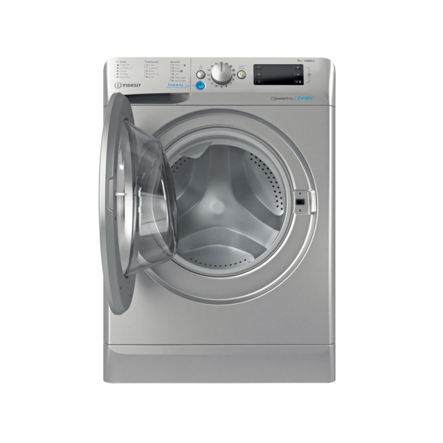 Indesit BWE91496XSUKN 9 kg 1400 Spin Washing Machine - Silver