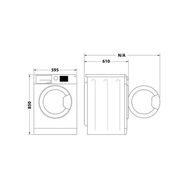 Indesit I3D81WUK 8kg Condenser Tumble Dryer - White