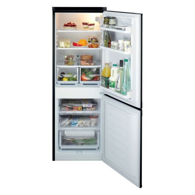 Indesit IBD5515B1 60/40 55cm Manual Fridge Freezer - Black