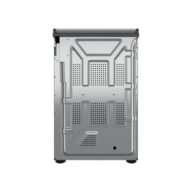 Indesit ID67G0MCBUK 60cm Double Oven Gas Cooker with Lid - Black