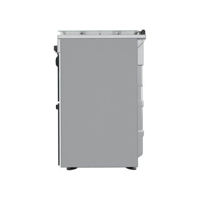 Indesit ID67G0MCXUK 60cm Double Oven Gas Cooker with Gas Hob - Stainless Steel