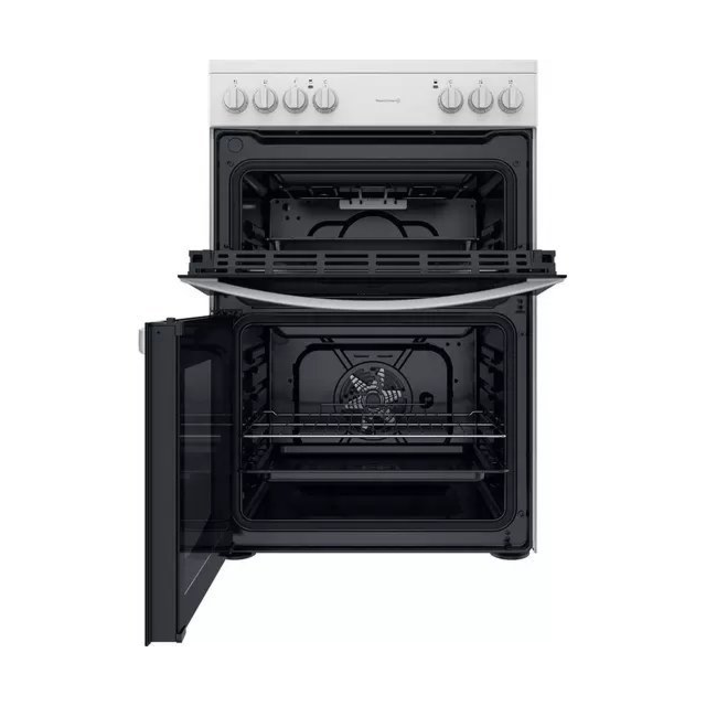 Indesit ID67V9KMWUK 60cm Electric Ceramic Cooker - White