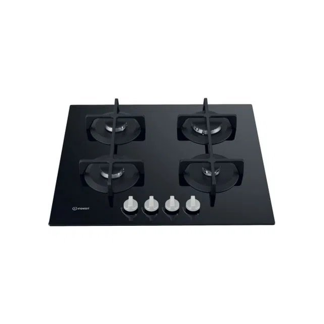 Indesit ING61TBK 59cm Gas Hob - Black
