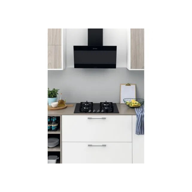 Indesit ING61TBK 59cm Gas Hob - Black