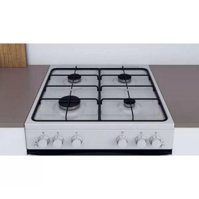 Indesit IS67G1PMWUK 60cm Gas Single Cavity Cooker with Grill and Timer