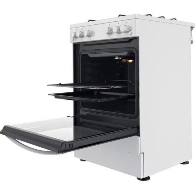 Indesit IS67G1PMWUK 60cm Gas Single Cavity Cooker with Grill and Timer
