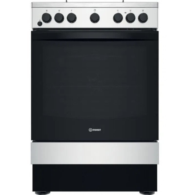 Indesit IS67G5PHX/UK IS67G5PHXUK 60cm dual Fuel Cooker - Silver