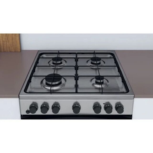 Indesit IS67G5PHX/UK IS67G5PHXUK 60cm dual Fuel Cooker - Silver