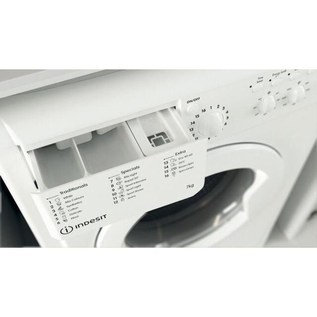 Indesit IWC71252WUKN 7Kg 1200 Spin Washing Machine