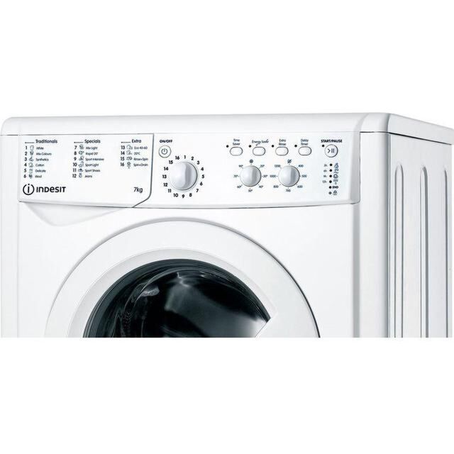 Indesit IWC71252WUKN 7Kg 1200 Spin Washing Machine