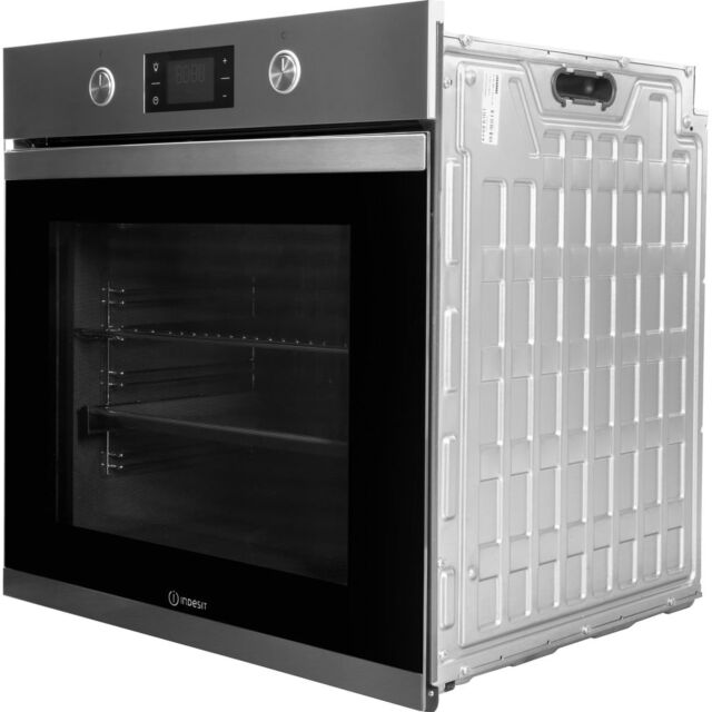 Indesit KFW3841JHIX Single Oven 