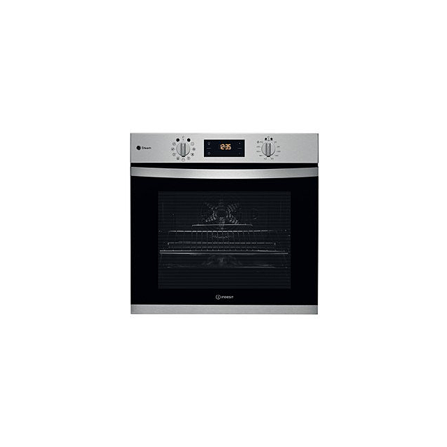 Indesit KFWS3844HIXUK 59.5cm Built In Electric Single Oven - Inox