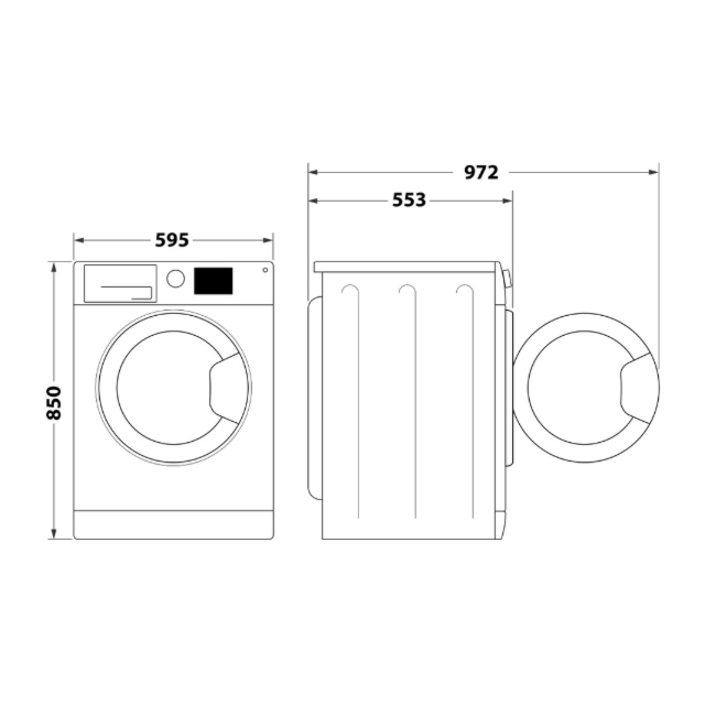 Indesit MTWC71252WUK E Energy, 7KG, 1200RPM, Mono White, LED, 3 Full Load Cycles, Water Balance, Ext