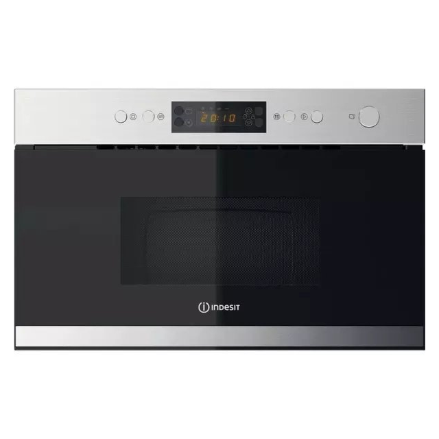 Indesit MWI3213IX 22 Litre Built-in Microwave with Grill - Stainless Steel