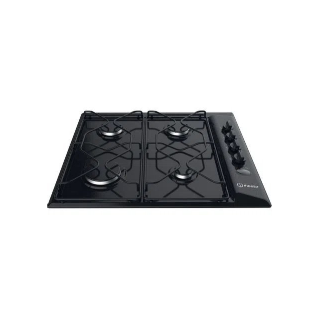 Indesit PAA642IBK 58cm 4 Burner Gas Hob - Black
