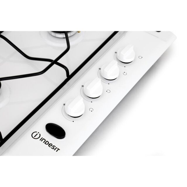Indesit PAA642/IWH 58cm Gas Hob - White