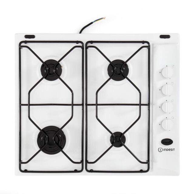 Indesit PAA642/IWH 58cm Gas Hob - White